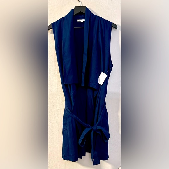 NWT Daily Thread Wrap Vest Blazer Blue Women’s 1X - Picture 1 of 4